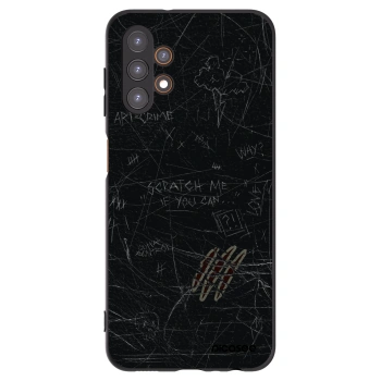Picasee silikonowe czarne etui na Samsung Galaxy A13 4G A135 - SCRATCH
