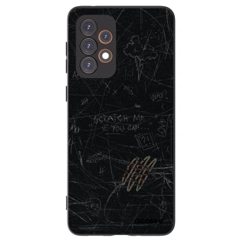 Picasee silikonowe czarne etui na Samsung Galaxy A33 5G A336 - SCRATCH