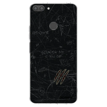 Picasee silikonowe przeźroczyste etui na Huawei P Smart - SCRATCH