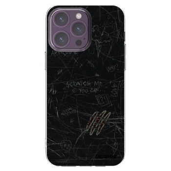 Picasee silikonowe przeźroczyste etui na Apple iPhone 14 Pro Max - SCRATCH