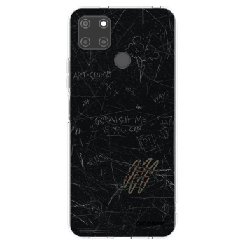 Picasee silikonowe przeźroczyste etui na Realme C21Y - SCRATCH