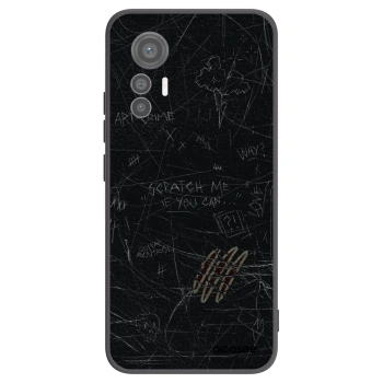 Picasee silikonowe czarne etui na Xiaomi 12 Lite - SCRATCH