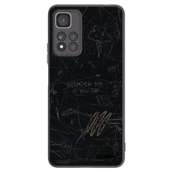 Picasee silikonowe czarne etui na Xiaomi Redmi Note 11 Pro+ 5G - SCRATCH