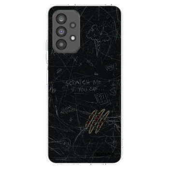 Picasee silikonowe przeźroczyste etui na Samsung Galaxy A73 5G - SCRATCH