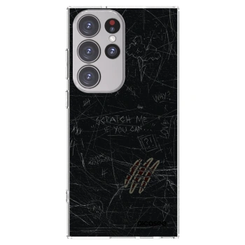 Picasee silikonowe przeźroczyste etui na Samsung Galaxy S23 Ultra 5G - SCRATCH