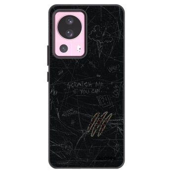 Picasee silikonowe czarne etui na Xiaomi 13 Lite - SCRATCH