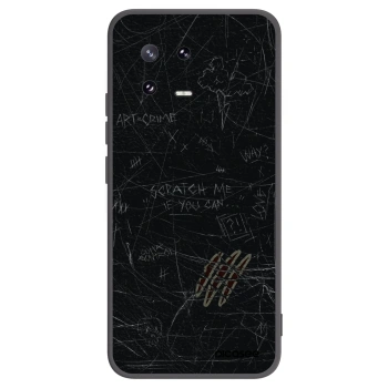 Picasee silikonowe czarne etui na Xiaomi 13 Pro - SCRATCH