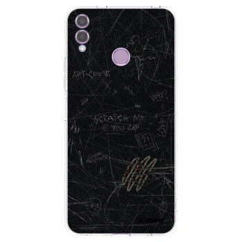 Picasee silikonowe przeźroczyste etui na Honor 8X - SCRATCH