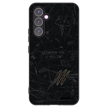 Picasee silikonowe czarne etui na Samsung Galaxy A54 5G A546B - SCRATCH