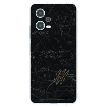 Picasee silikonowe przeźroczyste etui na Xiaomi Redmi Note 12 5G - SCRATCH