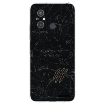 Picasee silikonowe przeźroczyste etui na Xiaomi Redmi 12C - SCRATCH