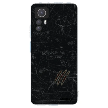 Picasee silikonowe przeźroczyste etui na Xiaomi Redmi Note 12S - SCRATCH
