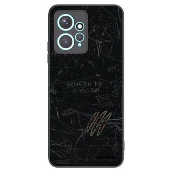 Picasee silikonowe czarne etui na Xiaomi Redmi Note 12 4G - SCRATCH