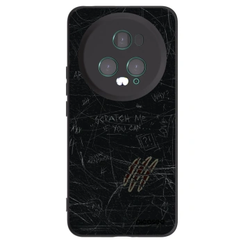 Picasee silikonowe czarne etui na Honor Magic5 Pro - SCRATCH