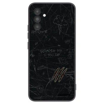 Picasee silikonowe czarne etui na Samsung Galaxy A04s A047F - SCRATCH