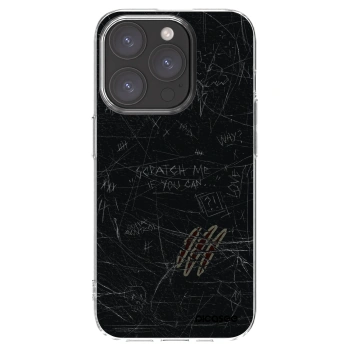 Picasee silikonowe przeźroczyste etui na Apple iPhone 15 Pro - SCRATCH