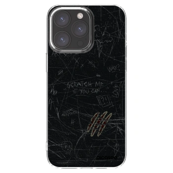 Picasee silikonowe przeźroczyste etui na Apple iPhone 15 Pro Max - SCRATCH