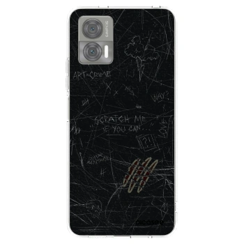 Picasee silikonowe przeźroczyste etui na Motorola Edge 30 Neo - SCRATCH