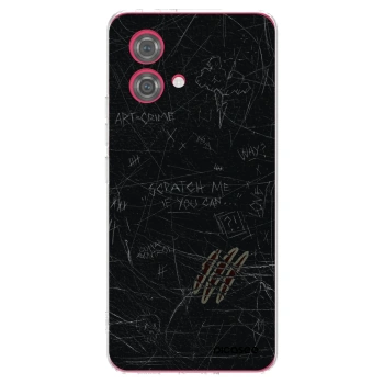 Picasee silikonowe przeźroczyste etui na Motorola Moto G84 5G - SCRATCH