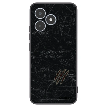 Picasee silikonowe czarne etui na Realme C53 - SCRATCH
