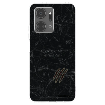 Picasee silikonowe przeźroczyste etui na Honor X7a - SCRATCH
