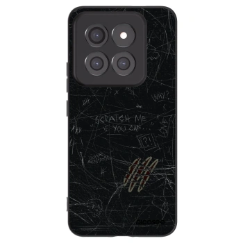 Picasee silikonowe czarne etui na Xiaomi 14 Pro - SCRATCH