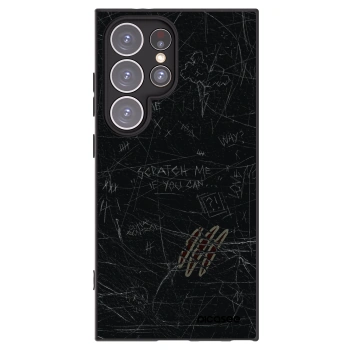 Picasee silikonowe czarne etui na Samsung Galaxy S24 Ultra S928B 5G - SCRATCH