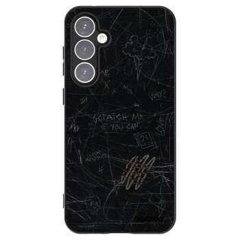 Picasee silikonowe czarne etui na Samsung Galaxy S23 FE S711B - SCRATCH