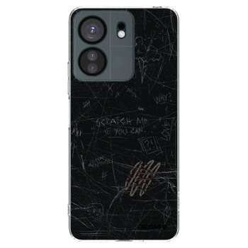 Picasee silikonowe przeźroczyste etui na Xiaomi Redmi 13C 4G - SCRATCH