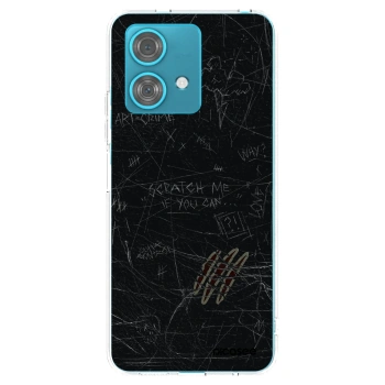 Picasee silikonowe przeźroczyste etui na Motorola Edge 40 Neo - SCRATCH