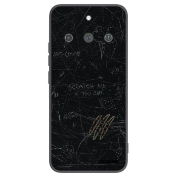 Picasee silikonowe czarne etui na Realme 11 Pro+ - SCRATCH