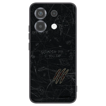 Picasee silikonowe czarne etui na Xiaomi Poco X6 - SCRATCH