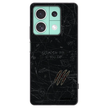 Picasee silikonowe czarne etui na Xiaomi Redmi Note 13 5G - SCRATCH