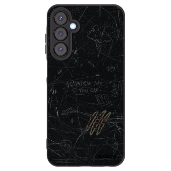 Picasee silikonowe czarne etui na Samsung Galaxy A25 A256B 5G - SCRATCH