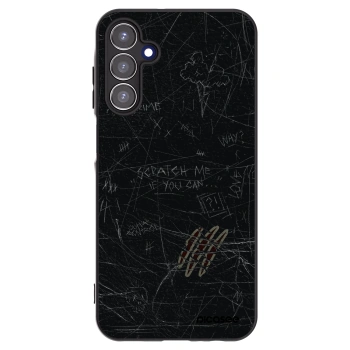 Picasee silikonowe czarne etui na Samsung Galaxy A15 A156B 5G - SCRATCH