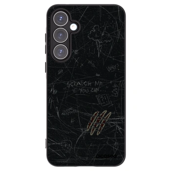 Picasee silikonowe czarne etui na Samsung Galaxy A55 5G A556B - SCRATCH