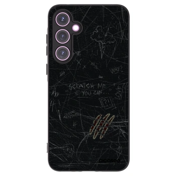 Picasee silikonowe czarne etui na Samsung Galaxy A35 5G A356B - SCRATCH