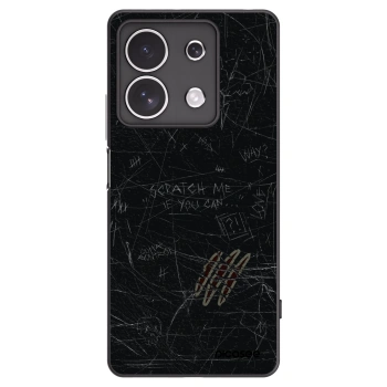 Picasee silikonowe czarne etui na Xiaomi Redmi Note 13 4G - SCRATCH