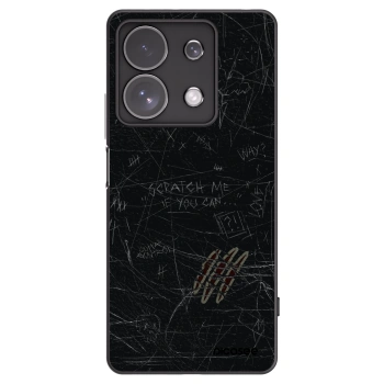 Picasee silikonowe czarne etui na Xiaomi Redmi Note 13 Pro 4G - SCRATCH