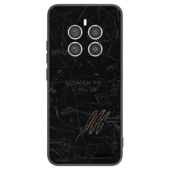 Picasee silikonowe czarne etui na Realme 12 Pro 5G - SCRATCH