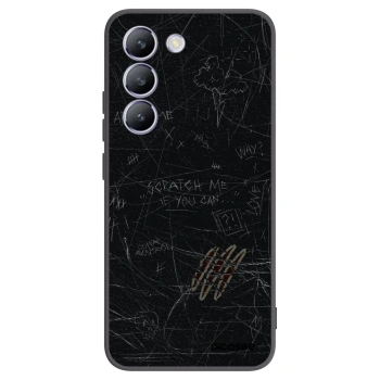 Picasee silikonowe czarne etui na Vivo V40 SE 5G - SCRATCH