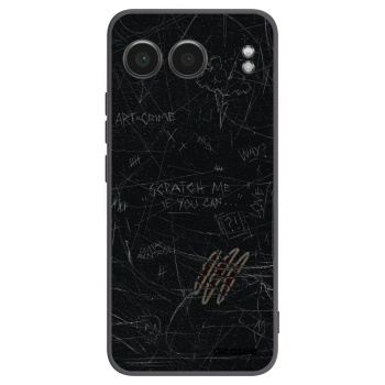Picasee silikonowe czarne etui na OnePlus Nord 4 - SCRATCH