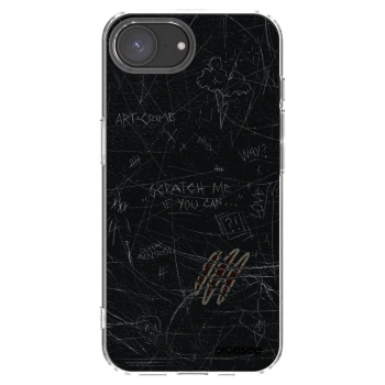 Picasee silikonowe przeźroczyste etui na Apple iPhone 16e - SCRATCH