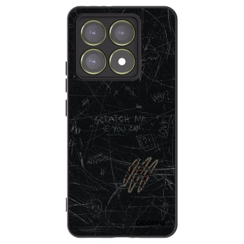 Picasee silikonowe czarne etui na Xiaomi 14T - SCRATCH