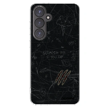 Picasee silikonowe przeźroczyste etui na Samsung Galaxy S24 FE S721B - SCRATCH