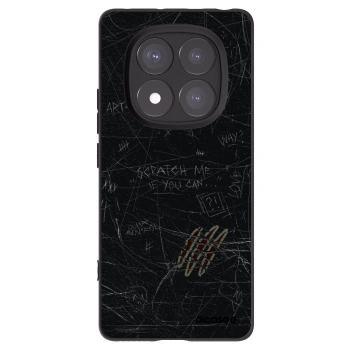 Picasee silikonowe czarne etui na Xiaomi Redmi Note 14 Pro+ 5G - SCRATCH