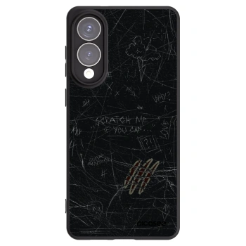 Picasee silikonowe czarne etui na Samsung Galaxy S25 Edge 5G - SCRATCH