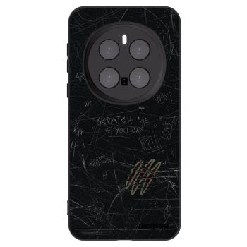 Picasee silikonowe czarne etui na Honor Magic7 Pro 5G - SCRATCH