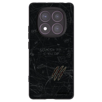 Picasee silikonowe czarne etui na Xiaomi Redmi Note 14 Pro 4G - SCRATCH