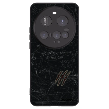 Picasee silikonowe czarne etui na Xiaomi 15 Ultra - SCRATCH
